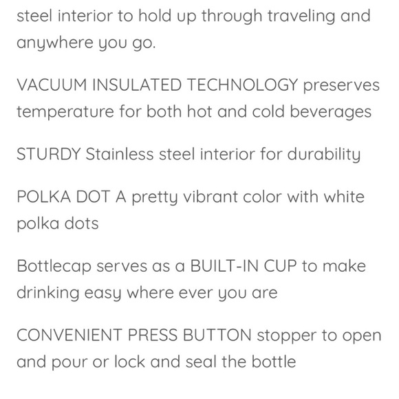 Stainless Steel Insulated Thermos w/ Cup Lid for Hot or Cold Beverages, Yellow - Picture 6 of 6